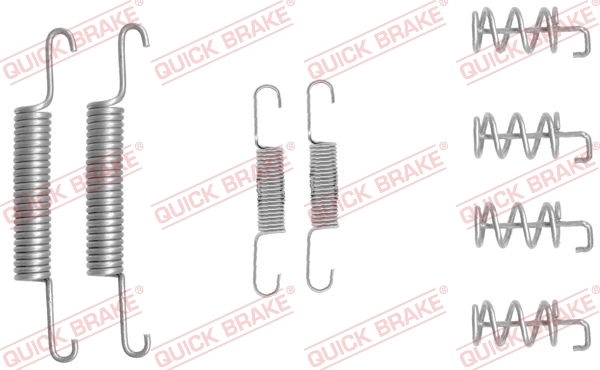Accessory Kit, parking brake shoes